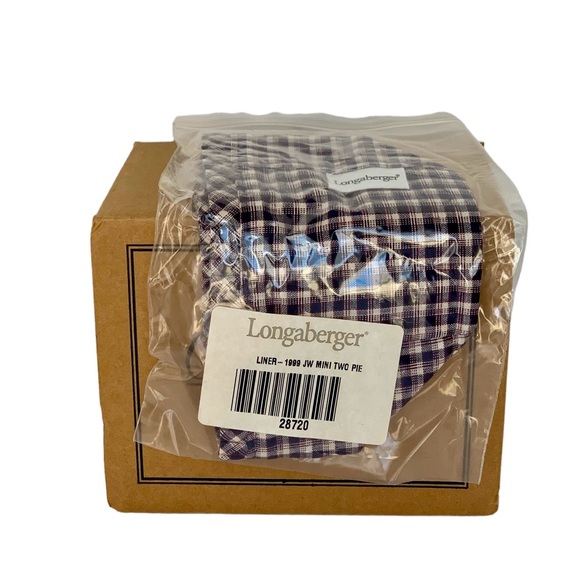 Longaberger 1999 J.W. Collection Miniature Mini Two-Pie Basket Combo - Picture 10 of 16